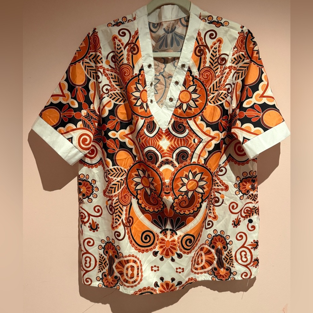 Men's hippy costume top